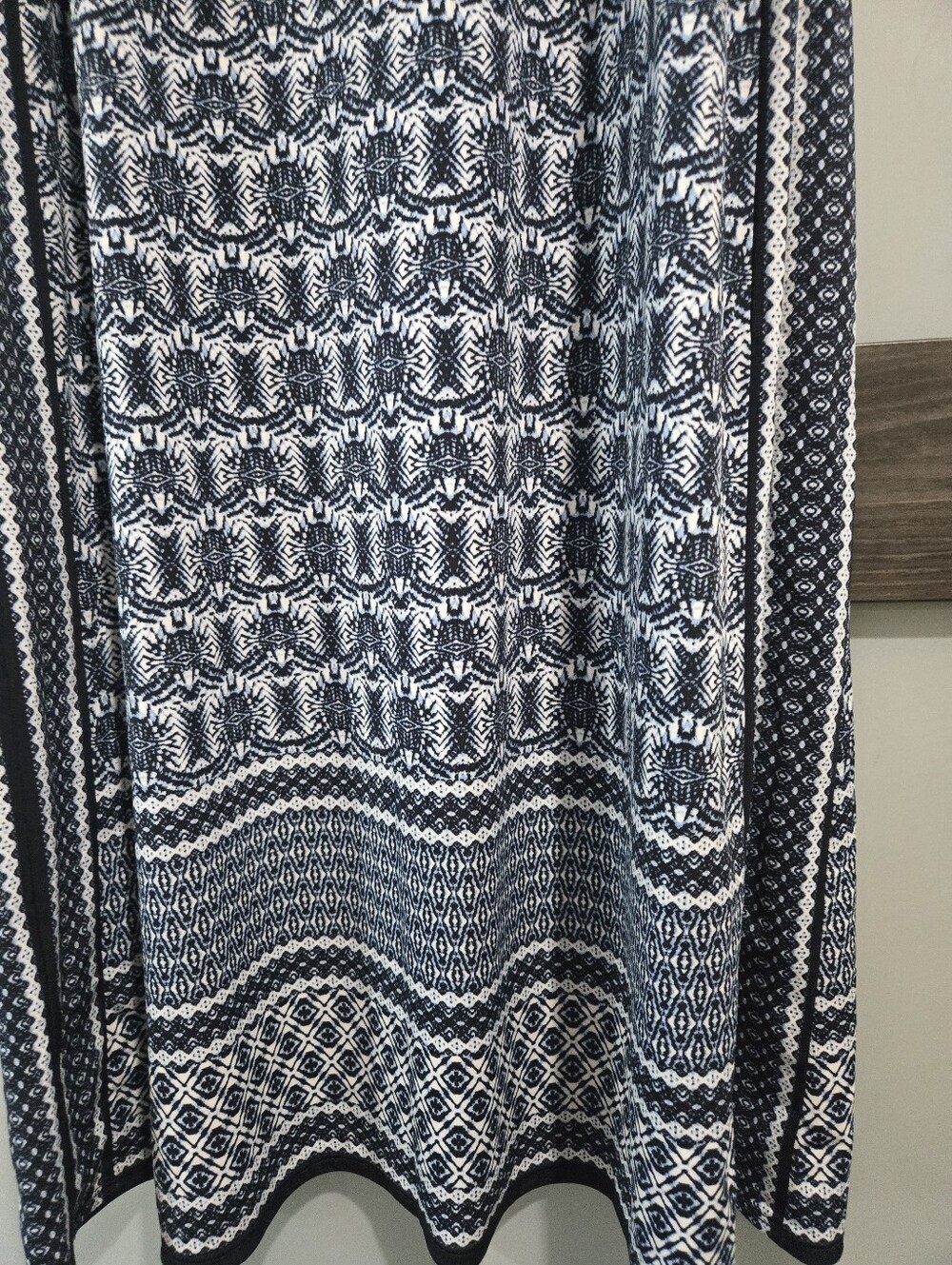 Max Studio Sleeveless boho shift Blue Detail Size Large NWT - Picture 8 of 8